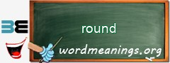 WordMeaning blackboard for round